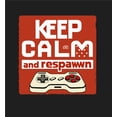 thumbnail image 4 of Keep Calm and Respawn Controller Youth Black Jogger Pants-Medium, 4 of 4