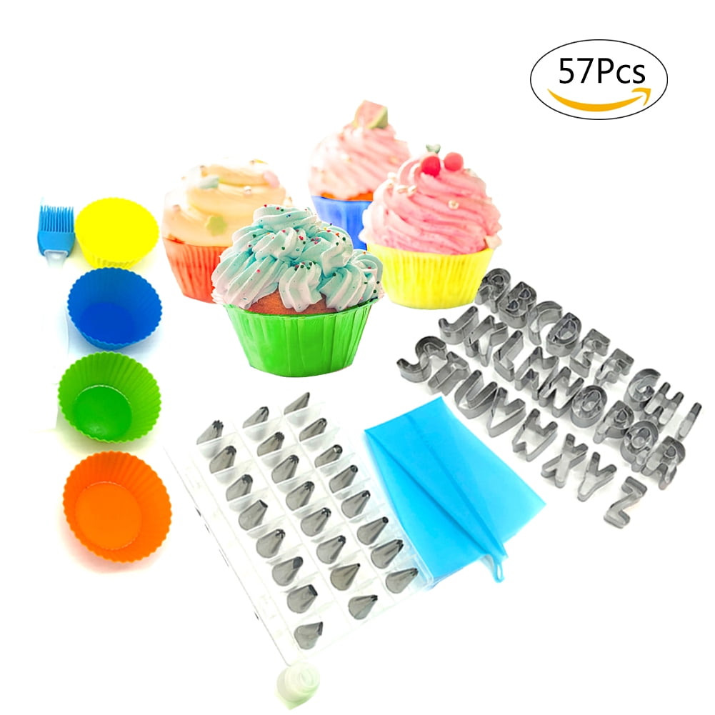 57 Piece Professional Cake Decorating Supplies Walmart