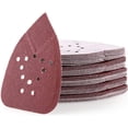 thumbnail image 1 of LAICAIW Sanding Sheets 80 Grit Hook and Loop Sandpaper-12 Holes Mouse Detail Palm Sander Paper Pack of 50, 1 of 7