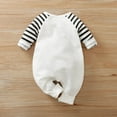 thumbnail image 2 of PatPat Panda Print Long Sleeve White Baby Jumpsuit,Newborn Girl Boy Snap Closure Bodysuit Romper Coverall Onsies,0-12Month, 2 of 6