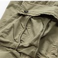 thumbnail image 4 of Ceisia Men's All-Season Fashion Solid Color Gift Multi-Pocket Workwear Pants with Ankle Strap Elastic Waist for Outdoor Casual Protection, 4 of 9