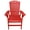 Red, variant on Leigh Country TX 39018 Adult Adirondack Patio Chair Red