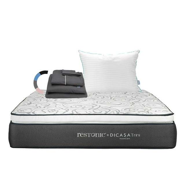 Colchon Matrimonial Trini+Almohada Royal+Sabanas Royal