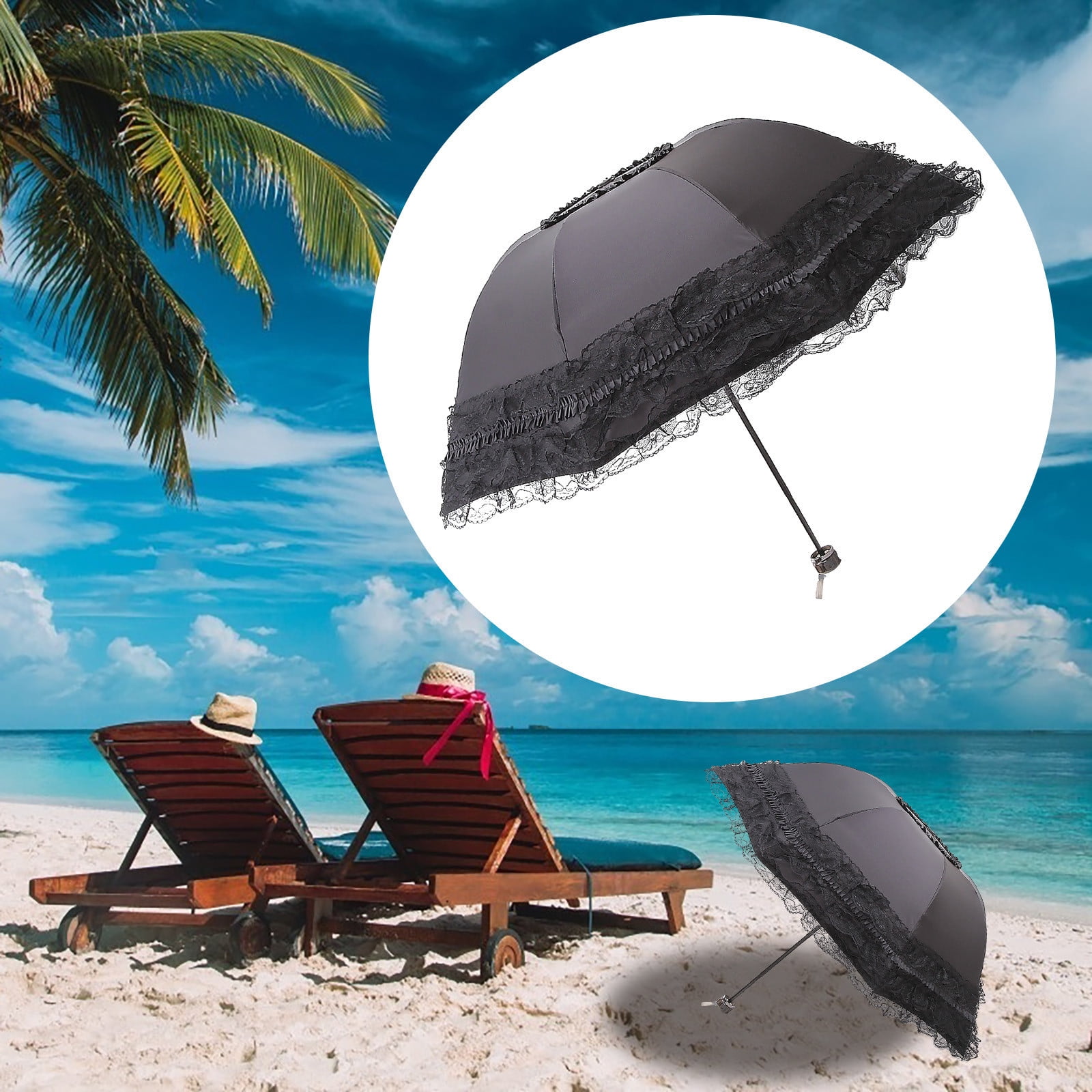 Sunhillsgrace Umbrella Sunscreen Sun Umbrella Sun And Rain Umbrella