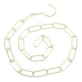 thumbnail image 1 of Heavy Duty Iron Chain for Garment Clothes Display Long Hanging Chain with Hooks Decorative Chain Market Clothes Display Chain Hanging Clothing Chain, 1 of 8
