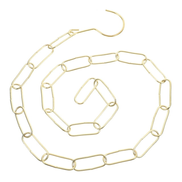 Heavy Duty Iron Chain for Garment Clothes Display Long Hanging Chain with Hooks Decorative Chain Market Clothes Display Chain Hanging Clothing Chain