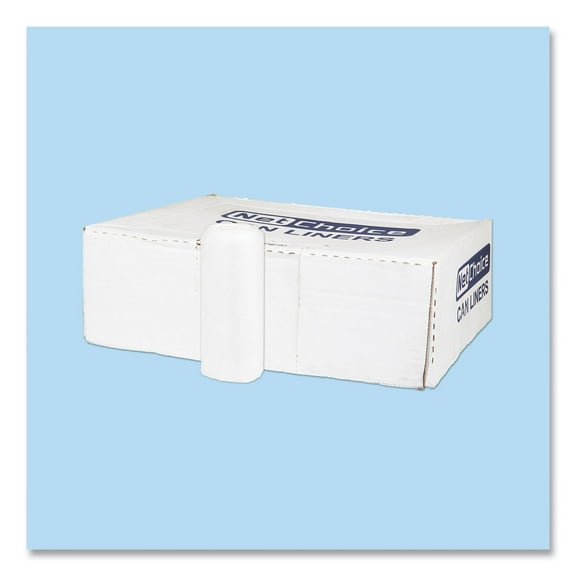 High-Density Interleaved Commercial Can Liners 45 gal 12 microns 40" x 48" Clear 250/Carton S404812N