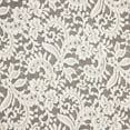 thumbnail image 3 of Zelouf Dalli Floral Glitter Lace  , Sewing, DIY, Crafts Fabric by the Yard, Perfect Cream, 7 Yard, 3 of 3