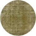 thumbnail image 1 of Ahgly Company Indoor Round Mid-Century Modern Oak Brown Oriental Area Rugs, 4' Round, 1 of 6