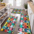 thumbnail image 2 of Boston Terrier Kitchen Rugs Sets Of 3,Kitchen Runner Rugs Non Skid Washable,Decorative Kitchen Floor Mats for Kitchen,Sink,Laundry,17"x30"+ 17"x47" + 17"x59", 2 of 6