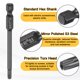 thumbnail image 5 of Uxcell 5pcs Punta de destornillador Torx T20 de 1/4" Vástago hexagonal de 3" Longitud magnética con agujero, 5 of 7