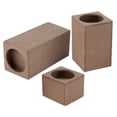 thumbnail image 4 of Quadrate Rustic Candlestick, Home Decro Supplies Wooden Candle Holders  Replacement For Candle Holders For Candlestick, 4 of 8
