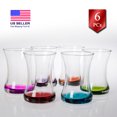 thumbnail image 4 of Turkish Tea Cup Set, Traditional Tea Glasses, 5.25 oz, 6 Pcs, 4 of 6