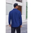 thumbnail image 4 of COOFANDY Mens Dress Shirts Long Sleeve Casual Button Down Shirts Formal Business Shirt, 4 of 6
