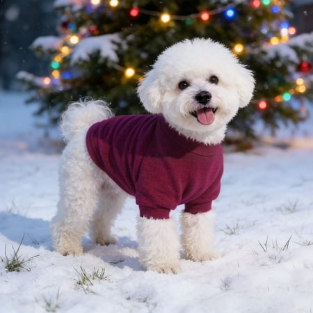 Dog Pullover Sweaters for Small Medium Thermal Knitted Puppy Sweater with 2 Legs Pet Winter Clothes Sweatshirt Outfit Warm Soft Winter Coat for Cat Chihuahua Bulldog Dachshund Pug XL