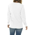 thumbnail image 4 of Love Every Time Graphic Long Sleeve Crewneck Tee - White 2XL, 4 of 4