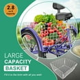 thumbnail image 6 of 24"/26'' Adult Tricycles for Women, Men with Big Basket, 7 Speed 3 Wheel Bikes for Adults, Low-Step Through Frame Tricycle for Adults Seniors, Stable and Safe, 6 of 11
