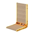 thumbnail image 3 of DimyFew Cat Scratcher Pad Cat Board Pad Vertical Cat Scratching Board Cardboard Cat Scratcher for Indoor Cats Suitable for Cat House Wall And Couch Protection yellow, 3 of 8