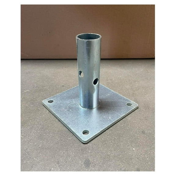 5” X 5” Square Base Plate (Set of 4), Silver