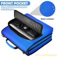 thumbnail image 6 of High Natural Light Printed Zipper Binder with Handle&Shoulder Strap 2 inch 3 Ring 500+300 Sheet Capacity File Folder Organizer, 6 of 8