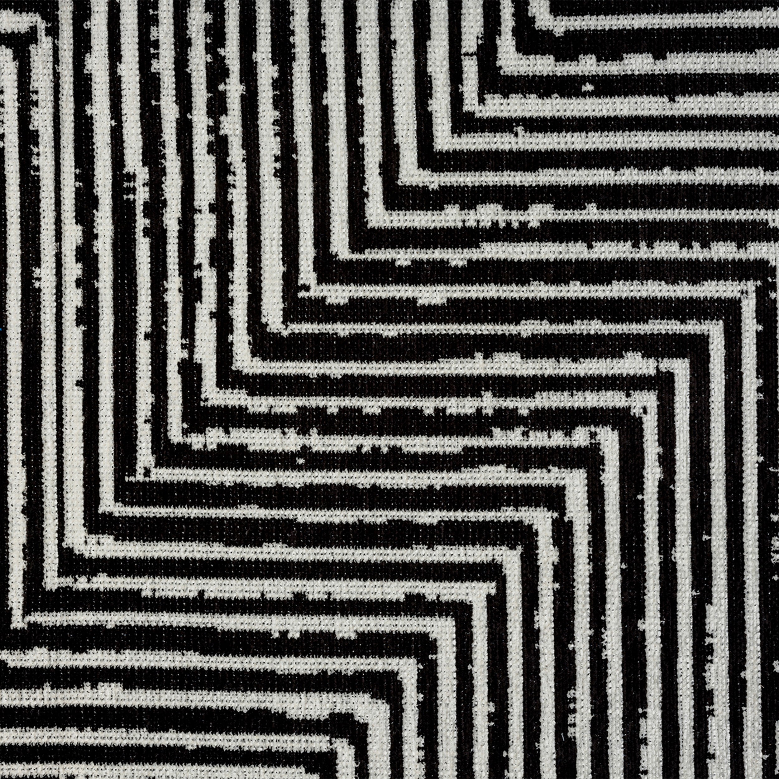 Indigo Ink Votra Black Abstract Geometric Indoor Area Rug, 6' x 9', Machine Washable