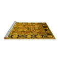 thumbnail image 2 of Ahgly Company Machine Washable Indoor Rectangle Oriental Yellow Traditional Area Rugs, 8' x 12', 2 of 4