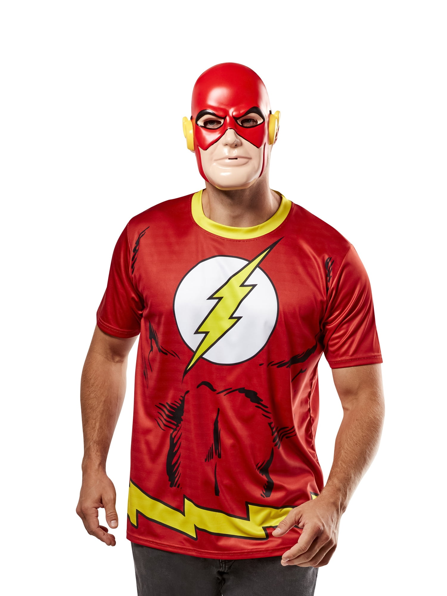 DC Comics The Flash Ben Cooper Costume Set for Adults by Rubies, Men's One Size