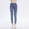 thumbnail image 4 of WULMLEO Leggings for Women Tummy Control High Waisted Long Butt Lifting Leggings Dressy Casual Quick Dry Workout Yoga Pants Royal Blue 2XL, 4 of 4