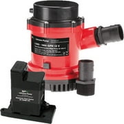 Johnson Pump #01604-00 HD Bilge Pump 1600 GPH, w/EM Switch, 12V