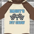 thumbnail image 4 of Inktastic Daddys Pit Crew Boys Racing Boys Long Sleeve Baby Bodysuit, 4 of 5