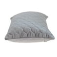 thumbnail image 6 of Parkland Collection Bazyli Transitional Quilted Taupe Throw Pillow, 6 of 7