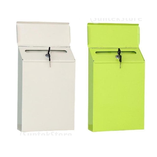 Buzón de de 2 Piezas Buzón de Soporte Duradero para Decoraciones de Habitaciones de Porche perfecl Buzón de montaje en pared