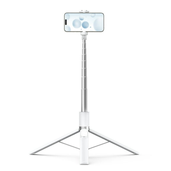 Extended Selfie Stick Tripod - Bigcan 1.7M Bluetooth Monopod with Remote Shutter, Foldable Aluminum Phone Holder for iPhone Android, Vlog Travel Photography Tool