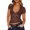 brown, variant on Women's Short Sleeve V-Neck Lace Top Low Cut Short Sleeve Sexy Slim Fit Crop Top Sexy Going Out Clothes for Night Out