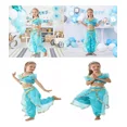 thumbnail image 5 of Disfraz De Princesa Jazmín De Aladino Partido Cosplay Niños, Vestido De Princesa Jazmin, Disfraz De Jazmín Fiesta De Cumpleaños Talla 3-9 Años, 5 of 5
