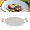 thumbnail image 4 of Nonstick Korean Style Grill Pan, Fast Heating, Beech Handle, Indoor Outdoor Use for Gas Stovetop Induction Cooker, 4 of 8