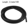 thumbnail image 3 of Uxcell Latex Tubing 1/4inch ID 3/8inch OD 10ft Elastic Rubber Hose Black, 3 of 5