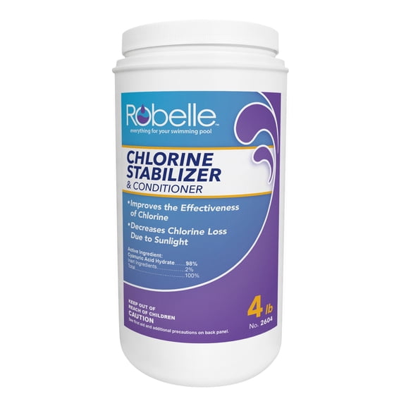 Robelle Chlorine Stabilizer and Conditioner for Swimming Pools