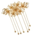 thumbnail image 1 of 1 Pieza Celadas Nupciales Chino para Cabeza de cabellero para Boda Nupcial Joyería de Cabello perfecl Casco nupcial, 1 of 8
