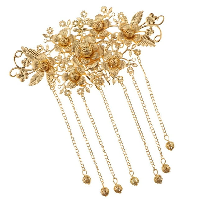 1 Pieza Celadas Nupciales Chino para Cabeza de cabellero para Boda Nupcial Joyería de Cabello perfecl Casco nupcial