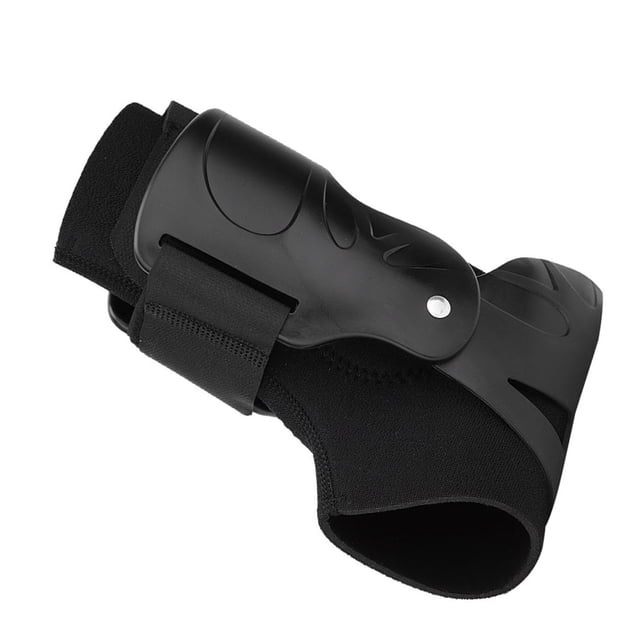 Soporte de tobillo ANGGREK ajustable para pie izquierdo y derecho color negro talla única