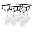thumbnail image 3 of 1 Pcs Wine Glass Holder,Wine Glass Rack Under Cabinet, Metal Wine Glasses Hanger For Bar Kitchen,Wall Mount Under Cabinet Storage Rack,Stemware Holder,Glass Storage Hanger Organizer,3 Slots, 3 of 6