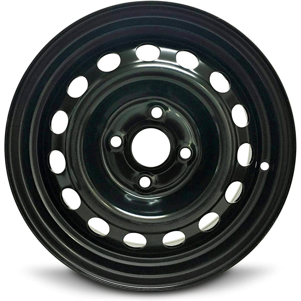 Wheel for 20122017 Hyundai Accent 14 inch 4 Lug Black Steel Rim Fits R14 Tire Exact OEM