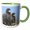 Green/White, variant on 3drose, Striated Caracara or Johnny Rook. Rare, Only on Falkland Islands., 11oz Magic Transforming Mug