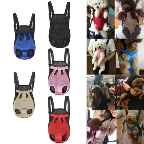 ACDANC Pet Carrier Backpack Adjustable Front Cat Dog Legs Tail Out Chest Travel Bag