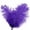 Purple, variant on Flowers Decorative 32 cm Colorful Feather Flower Arrangement for Wedding Stage and Fashion Styling