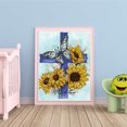 thumbnail image 3 of Diamond Painting 5D DIY Taladro parcial Girasol Home Decor Art Craft (YXC733) Hugtrwg Para estrenar, 3 of 9