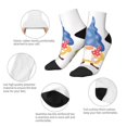 thumbnail image 5 of Fuzoiu Autumn Funny Gnomes Print Adult Socks, Crew Moisture-wicking Socks, Unisex Cushion Crew Socks,Casual Sports Ankle Socks, 5 of 7