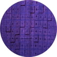 thumbnail image 1 of Ahgly Company Indoor Round Abstract Pink Modern Area Rugs, 7' Round, 1 of 4