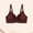Brick Red, variant on Bras for Older Women Powerful Gather Anti Sagging Everyday Bra Wireless Bras